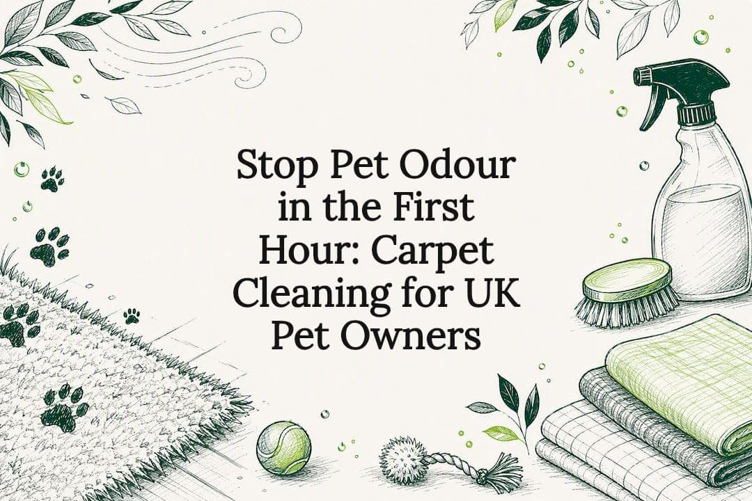 Stop Pet Odour in the First Hour: Carpet Cleaning for UK Pet Owners