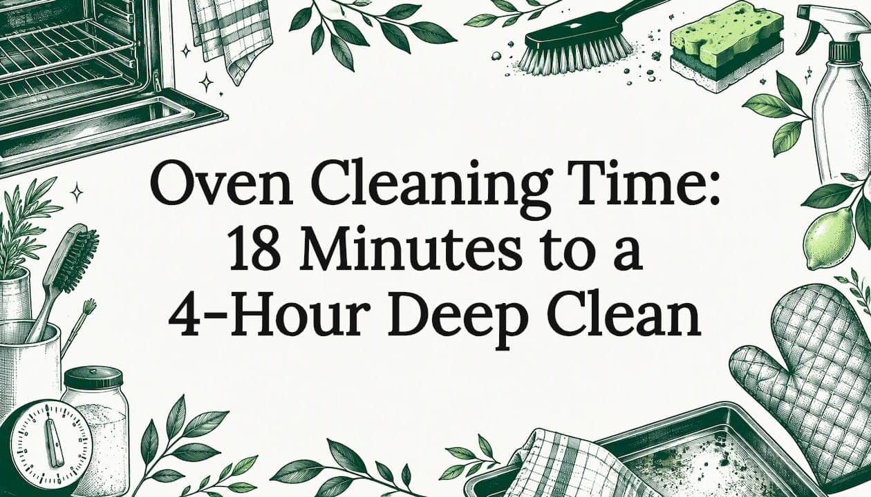 Oven Cleaning Time: 18 Minutes to a 4-Hour Deep Clean